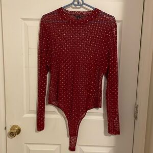 Love red pullover costume